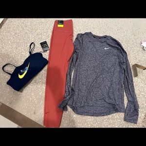 Nike women activewear bundle, NWT, size M